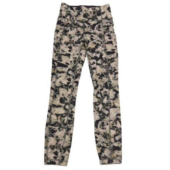 LULULEMON Invigorate High-Rise Tight 25" Size 2 Dispersed Light Raw Linen Multi - Picture 4 of 8